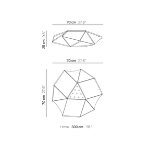 Fold Rubis Pendant