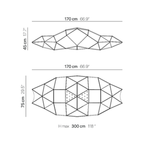 Fold Emeraude Pendant